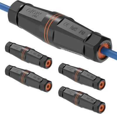 Tecmojo 5 Pack Waterproof Cat 6A Connectors IP68 - Best Deal