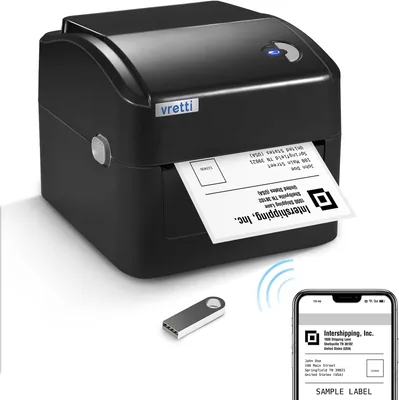 vretti Thermal Label Printer 4x6 15% Off