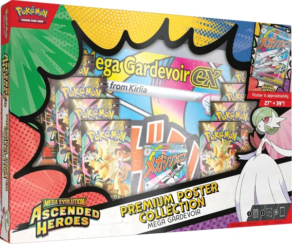 Pok mon TCG: Mega Evolution - Ascended Heroes - Poster - Mega Gardevoir - Ingl s