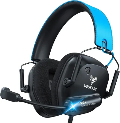 WESEARY Wired Gaming Headset - 40mm Audio