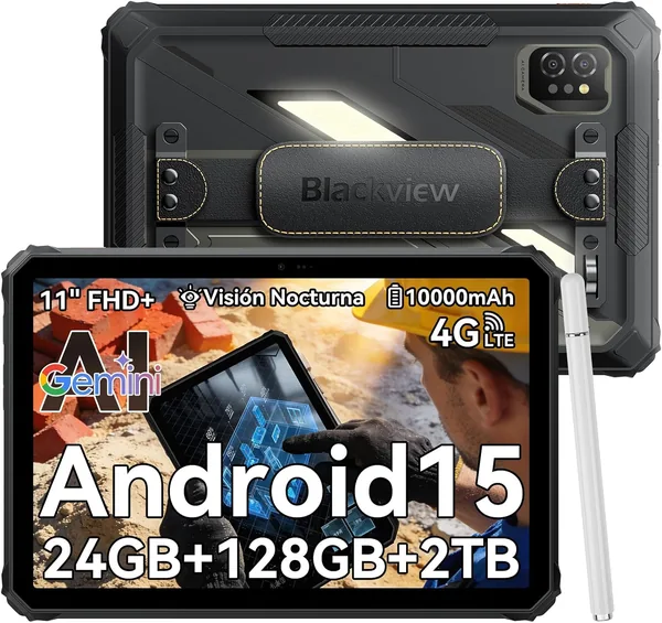 Blackview Active 7 Rugerized Tablet 11 Inch,Dual 4G LTE Rugged Android Tablet