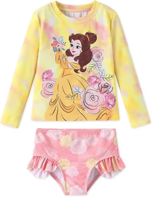 Disney Mickey & Friends Girl Swimsuit Rashguard SGD 30.84 Best Deal