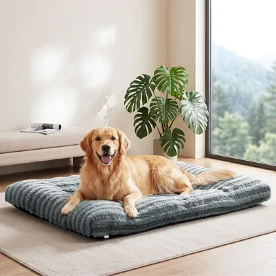 Pauk Grand Lit pour Chien, XL Lavable, Doux, Respirant et Antidérapant pour Chiens et Chats, 102 x 70 x 10 cm - 5% de Réduction