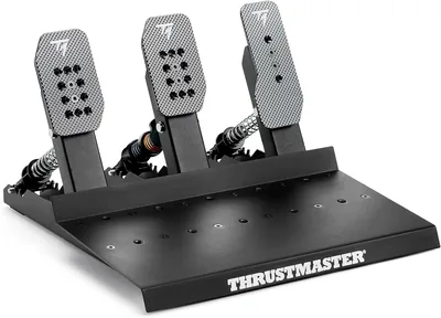 Thrustmaster Raceline Pedals III LC - Juego de 3 Pedales de Simracing con Pedal de Freno Sensible (10 kg)