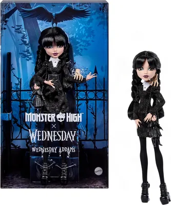 Monster High Wednesday Addams Doll Black Dress Best Deal