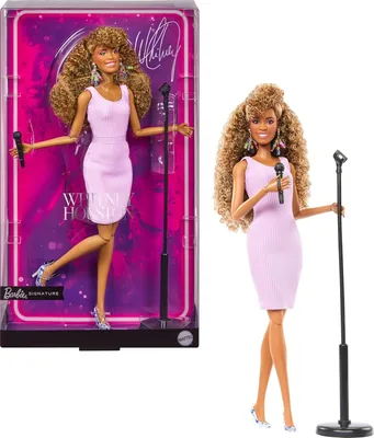 Poupée Barbie Signature Whitney Houston Collection | Robe Iconique 'Je Veux Danser' & Microphone