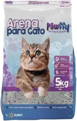Arena para Gato Pawffy Lavanda de 5 Kg