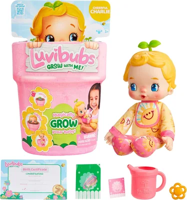 Luvibubbles Doll Plant Pot Growing Toy Best Deal