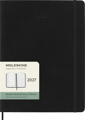 Moleskine Weekly Planner 2027, Black XL, Best Deal