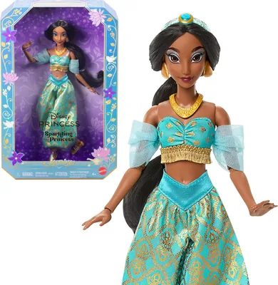 Mattel Disney Princess Sparkling Princess Jasmine - Muñeca de Moda 21% Off
