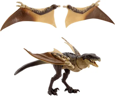 Mattel Jurassic World Kolekcja Hammonda Mutadon Dinozaur Figurka - Premiumowa jakość, Realistyczne oczy, Ruchome punkty i dodatkowe skrytkę