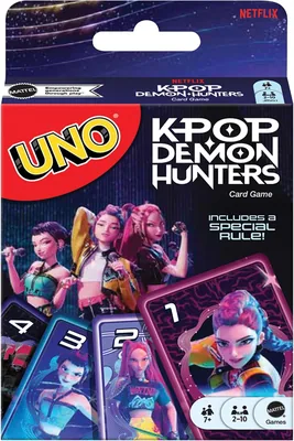 Mattel UNO Netflix Demon Hunters Card Game Best Deal