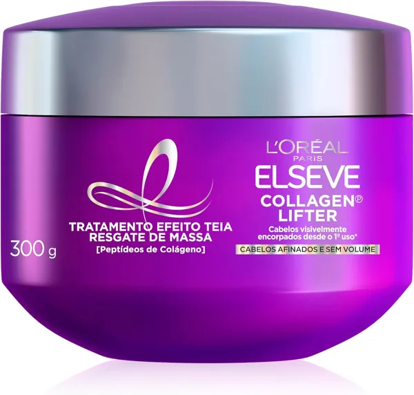 Máscara Elseve Collagen Lifter com 18% de Desconto - Reconstrua e Dê Volume ao Cabelo
