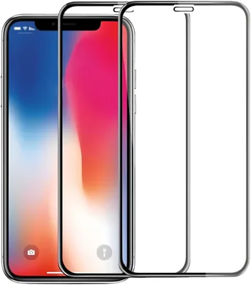 2x 9D Tempered Glass Screen Guard for iPhone 13-17