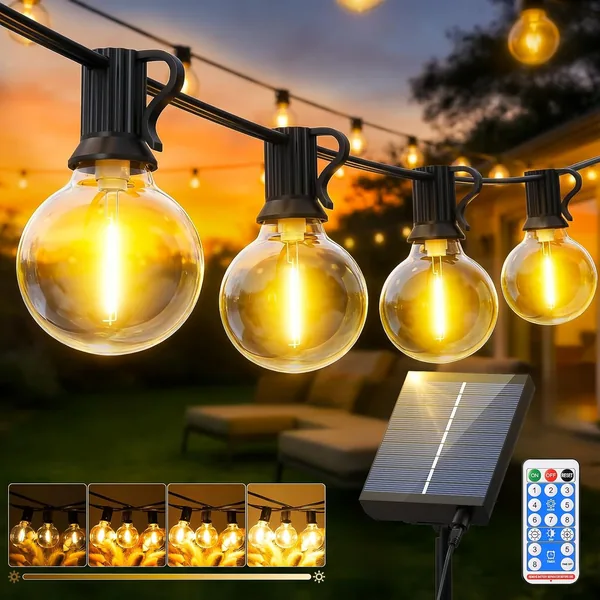 FGRYB Outdoor Solar Garden Light Chain