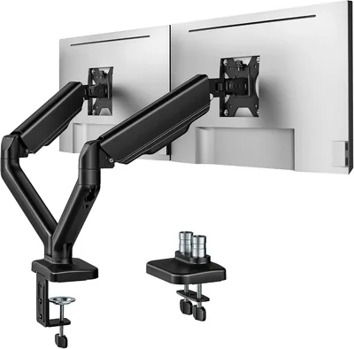 monTEK Dual Monitor Arm 9% Off - 17-32" Up to 19.8 lbs