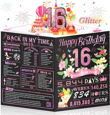 Awrmoo 16th Birthday Card - Best Deal