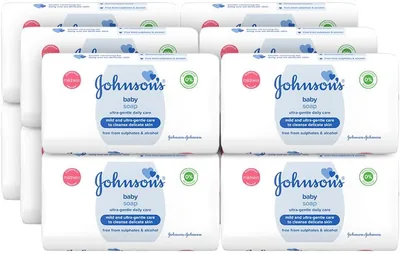 Johnson's Baby Soap 100g Pack of 12 - Best Deal