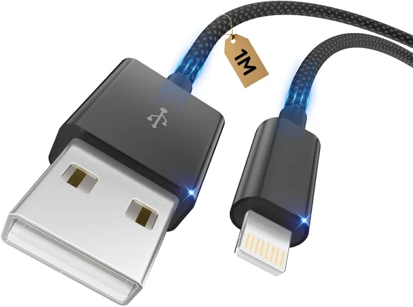 Zestiq USB A to Lightning Cable 1 m