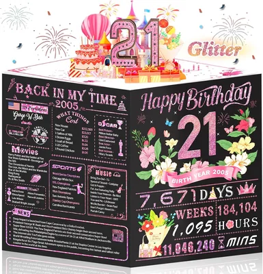 3D Pop Up Birthday Card - 33% Off