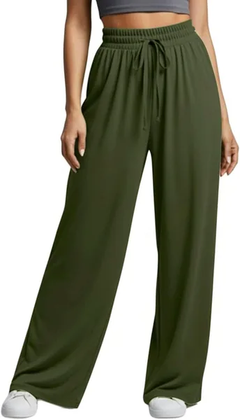 Cal a Moletinho Pantalona Wide Leg Moletom Feminina C s Largo Corte a Fio Sem Felpa