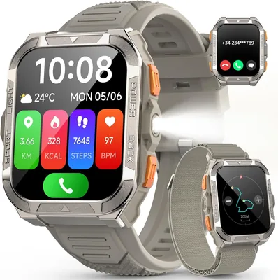 IOWODO Smartwatch - GPS, ChatGPT, 7 Day Battery