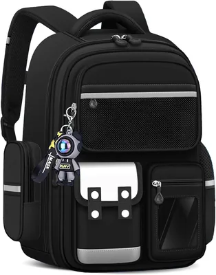 Sacs à dos pour garçons Amythe - Grande sacoche avec pendentif mignon - École ou voyage
