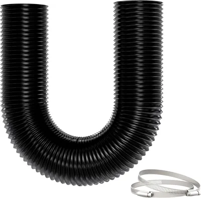 Yrichtra Abgasschlauch Durchmesser 150 mm, 2,5 m flexible Aluminiumrohr mit 2 Schlauchen, Lüftungsschlauch für Klimaanlage Best Deal