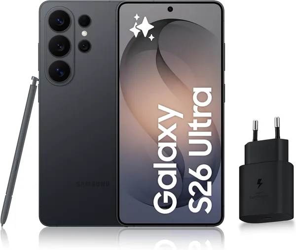 Samsung Galaxy S26 Ultra 5G - Smartphone Android avec IA Galaxy, 256 Go, Chargeur rapide 25W inclus, Déverrouillé