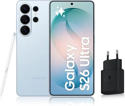 Samsung Galaxy S26 Ultra 5G - Smartphone déverrouillé avec AI Galaxy, 256 Go, Chargeur rapide 25W inclus