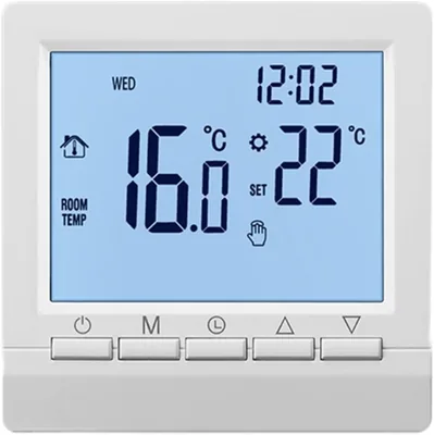 Household Thermostat Smart With Backlight LCD Large Screen Wall Room Heating Temperature Controller 