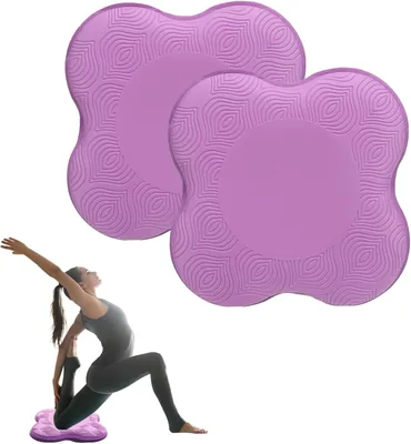 Rodilleras de Yoga 2 Piezas, Almohadilla para Rodillas Antideslizante, Knee Pad Yoga 2 cm Grueso, Soporte para Rodillas y Codo - Mejor Oferta