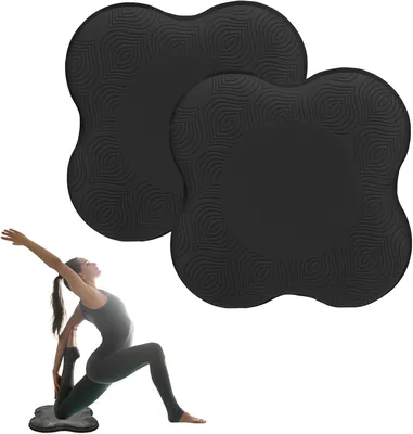 Rodilleras de Yoga 2 Piezas, Almohadilla Antideslizante para Rodillas, Knee Pad 2 cm Grueso