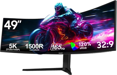 DQHD 32:9 Ultrawide Curved Gaming Monitor