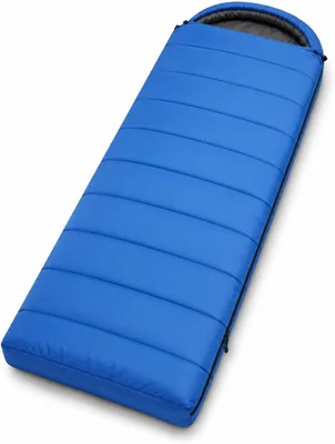Lightweight Sleeping Bag with Compression Sack - Water-Resistant Outdoor Sleep