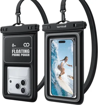 Lamicall Waterproof Smartphone Case - Resistente all'Acqua con Chiusura Sicura e Lanyard Regolabile, IP68, 10% Off