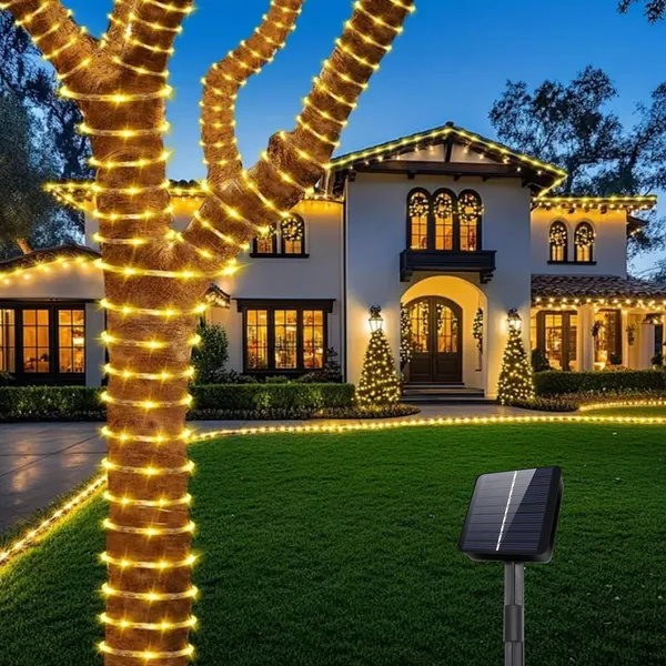 Afaiup Solar String Lights Outdoor