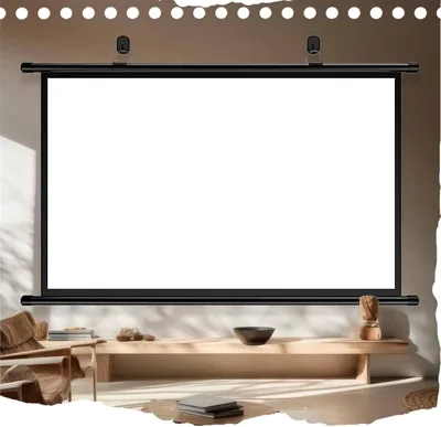 ZPIMPGMGUG Projector Screen 60" Manual Pull Down HD Projection Screen Best Deal