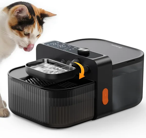 FEELNEEDY Wireless Water Fountain Cats & Dogs