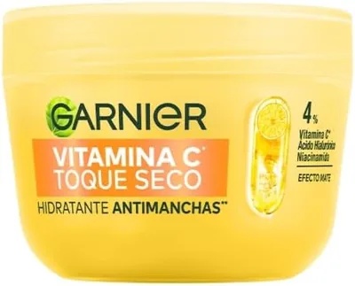 Garnier Crema Hidratante Facial Anti-manchas con Vitamina C y Ácido Hialurónico, 60% Off