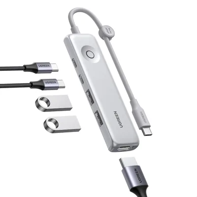 هاب USB C من UGREEN بخمسة منافذ - 28% تخفيض