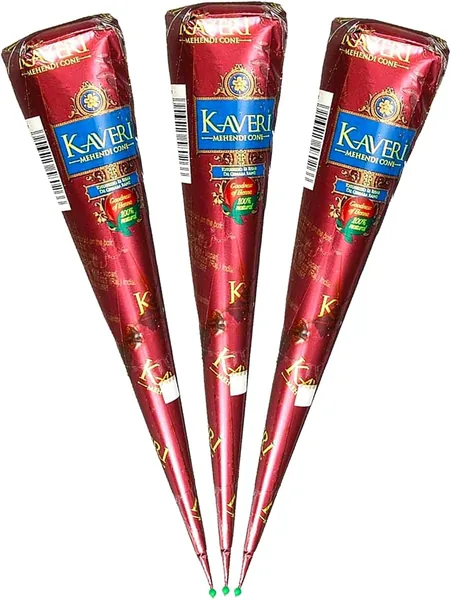 100% Natural Original Mehandi Cone, 25g x 3 pcs