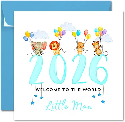 Printperfect - 2026 New Baby Card Baby Boy Best Deal