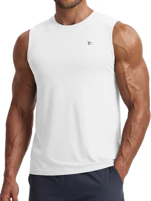 Baleaf Heren Sleeveless Tank Top met UPF 50+ Bescherming, Sneldrogend, Ronde Hals - Best Deal