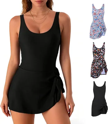 Yanlin Trajes de Baño Mujer - Traje de Baño de Una Pieza con Control