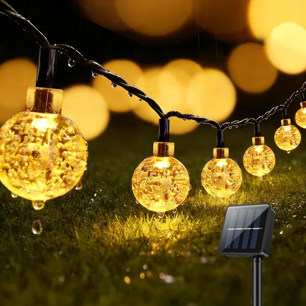 Suright Outdoor Solar String Lights
