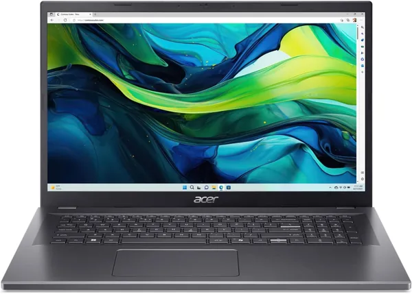Acer Aspire 17 - Ordinateur portable 17 pouces FHD - Intel Core i7-150U - 16 Go RAM DDR5 - 512 Go SSD - Windows 11 Home - Argent - Clavier