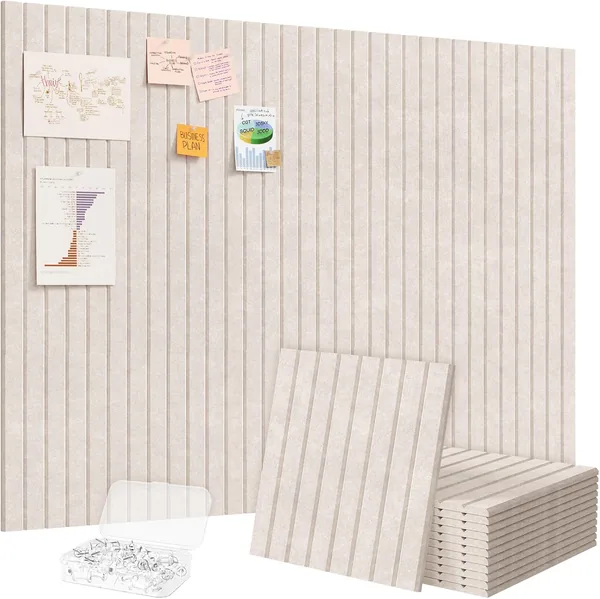 Lifewit Felt Adhesive Board Set of 12 Panels