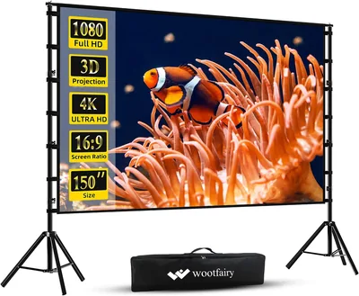 Foldable Projection Screen 16:9 Home Theater