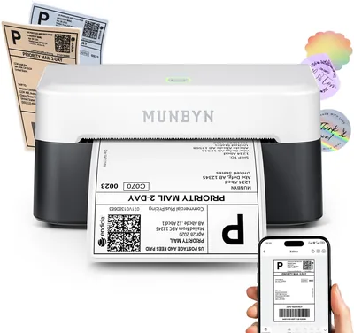 MUNBYN 4x6 Thermal Label Printer 403B Black